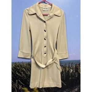 Vintage 70 Butte‎ Knick Brown Wool/ Poly Dress Size XS